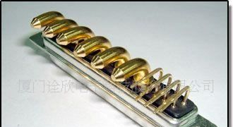 供应大电流13W6镀金车PIN连接器(图)