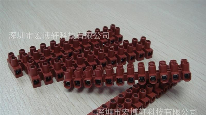 供应BELEKS具有VDE认证咖啡色铜管耐高温180度端子台|接线柱:T04