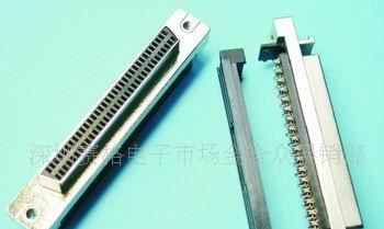 供应SCSI连接器HPDB50F一体支架式刺破母头