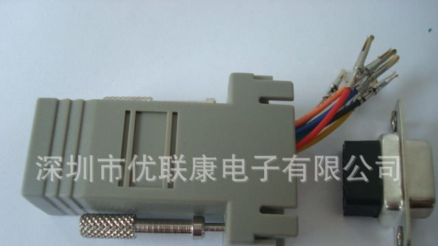 厂商直销 rj45转db9