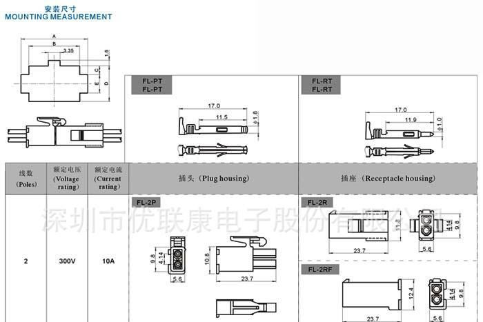 厂商直销 FL间距条形连接器