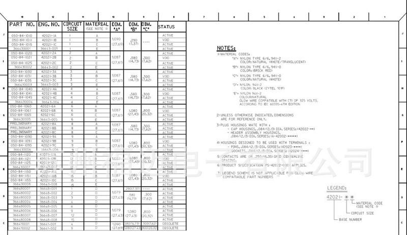 供应molex连接器电源连接器 2芯 50-84-1020、50-841020