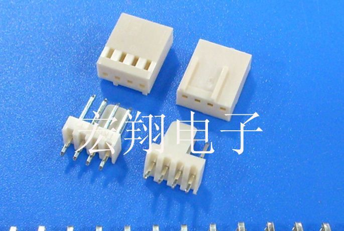 2510、2.54-4P特殊胶壳，直针座，端子，条形连接器、接插件