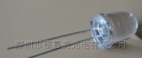 超高亮LED灯10MM子弹头白灯8万-10万MCD
