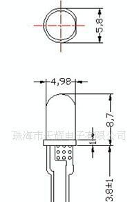 小功率直插价的紫外LED发光二极管
