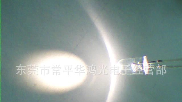 椭圆白色灯珠、3mm椭圆白光LED、车灯用ED灯珠