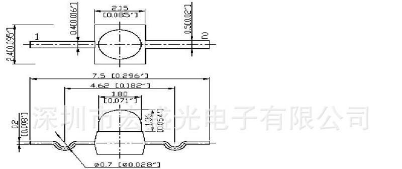 LED SMD 发光二极管 小蝴蝶橙色灯TR9 弯脚 贴片 LED SMD  宏齐
