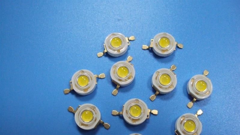 1W大功率白光LED(镀金）