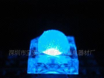 直销低价低碳小功率LED-∮食人鱼蓝色节能直插发光二极管