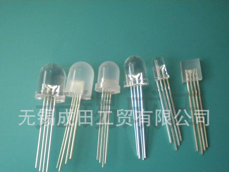 广告字用F8四脚全彩RGB三基色LED、8mm全彩RGBLED