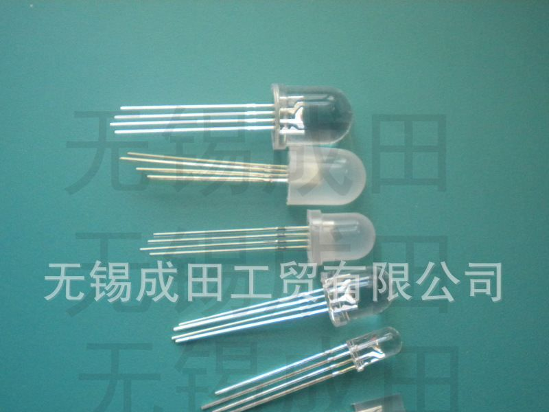 现货LED F8雾状全彩RGB共阳