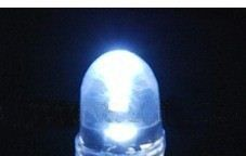厂家供应F10子弹头有边白光/LED小功率子弹头白光灯/10MM圆头高亮