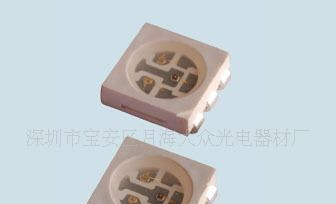 大量批发全彩LED-5050RGB贴片发光二极管 芯片12mil
