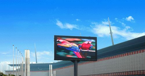 车站码头商业区用PH25户外全彩LED显示屏电子屏LED大屏