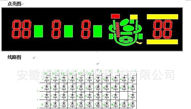 高品质-LED数码屏、数码集成块