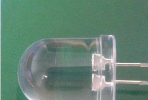 供应10MM圆头无边七彩LED灯珠，8MM内凹七彩快闪LED