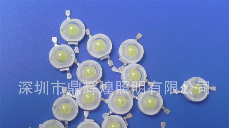 LED厂家供应0.5W 高亮白光手电筒矿灯用大功率LED发光二极管