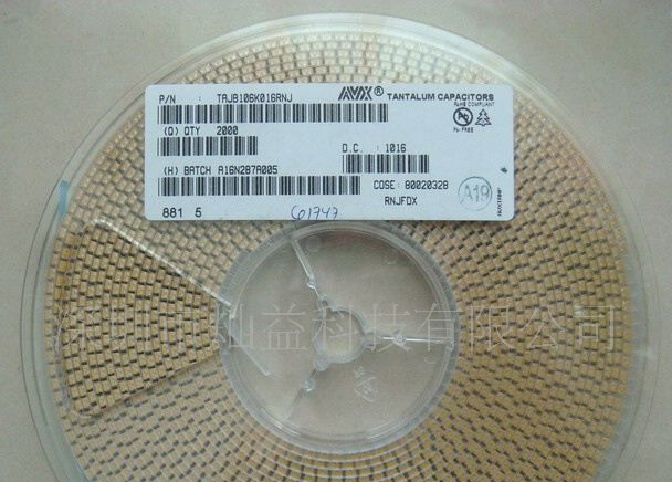 供应原装AVX 钽电容10UF 16V贴片电容