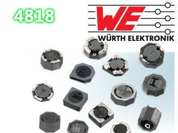德国伍尔特WE 功率电感7440420027  2.7μH 2.2A4.8×4.8×1.8mm