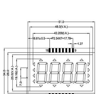 定制动态1621驱动LCD液晶屏 TN液晶显示屏 超宽温LCD液晶模块