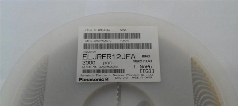 贴片电感 绕线电感.ELJRER12JFA