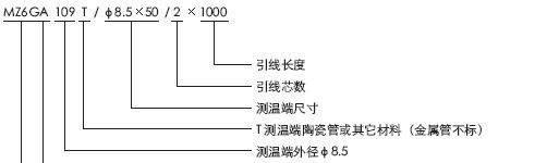 MZ6GA系列高压电机用PTC热电阻温控传感器