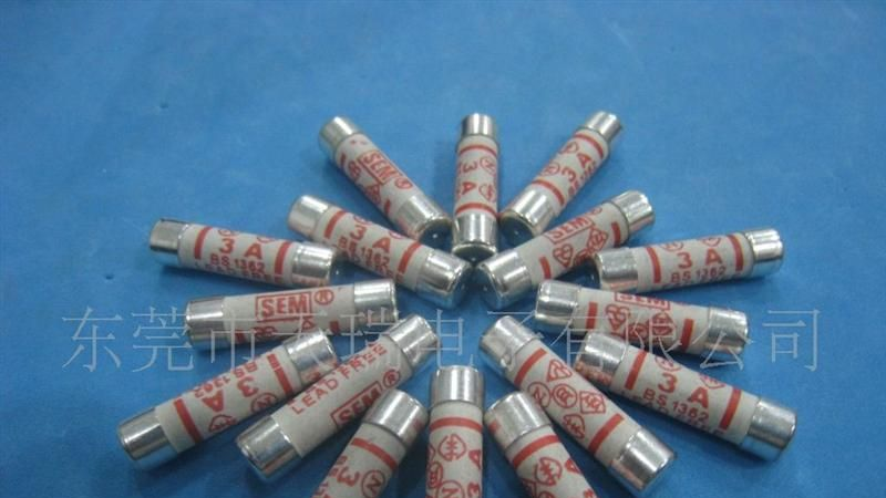 供应原装SEM BS插头专用陶瓷保险丝管
