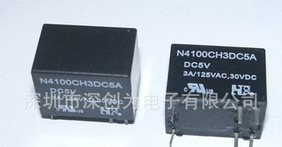 福特继电器N4100CH3DC5V 6脚1c触点(一组常开常闭) 3A125VAC