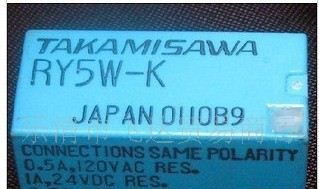 原装日本富士通TAKAMISAWA高见泽RY5W-K小型8脚继电器5V