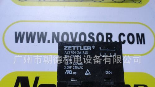 AZ2704-2A-24D 30A  ZETTLER    美国继电器   现货