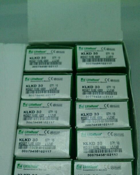 Littelfuse 力特 KLKD 10*38mm 600VAC/600VDC 快断电力保险丝