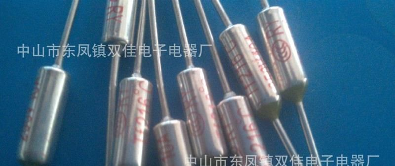 供应高品质金属壳RY温度保险丝RY热熔断器（电吹风  电风扇专用）