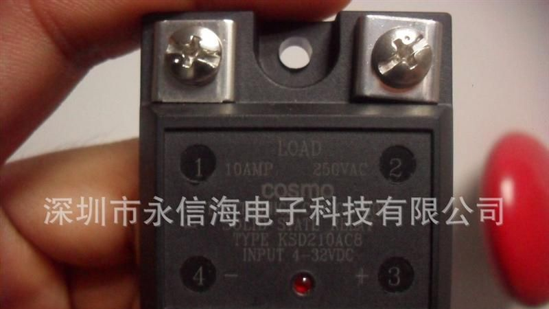 台湾冠西COSMO KSD210AC8 10A SSR继电器面谈炎为准