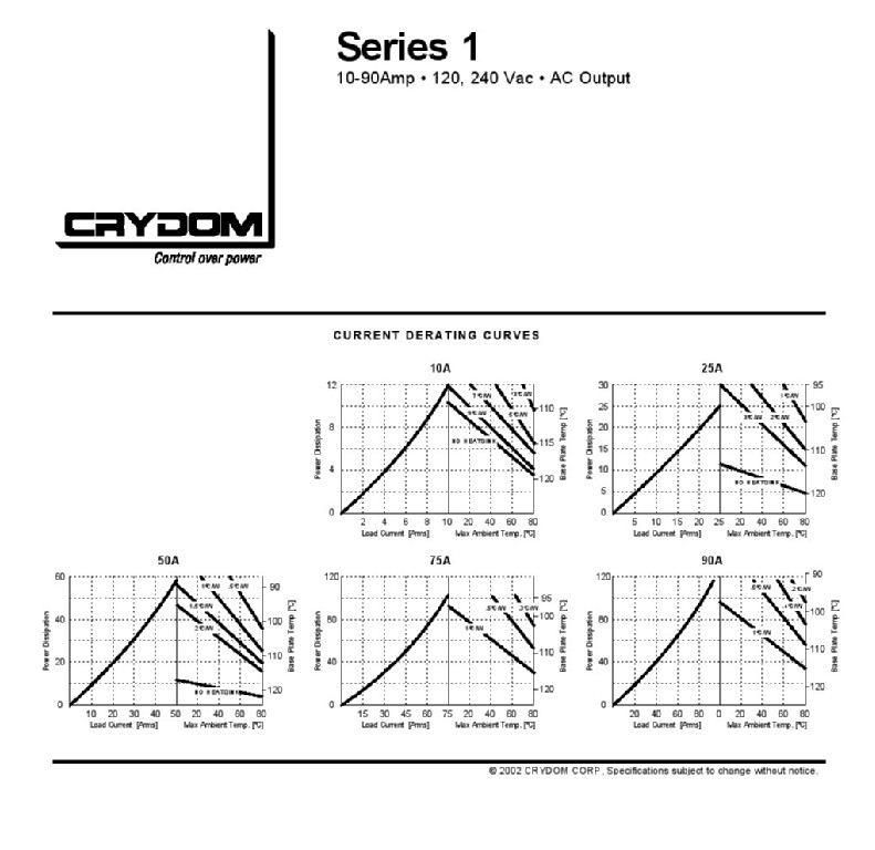 供应快达（CRYDOM）固态继电器D2410 D2425(图)