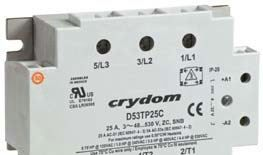 Crydom进口三相固态继电器型号D53TP25D三相交流固态继电器SSR