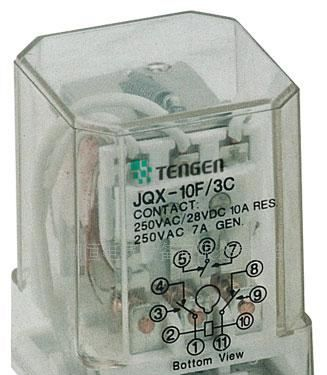 小型继电器:JQX-10F通用型小型电磁继电器，销售继电器