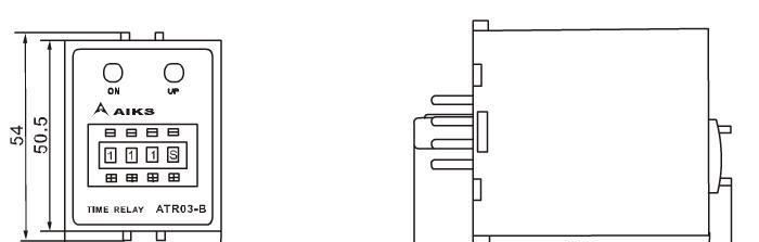 供应 AIKS 爱克斯时间继电器 ATR03-A2 24V 220V 380V 洛阳代理