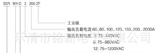供应铭新工业级固态继电器，MXD3600ZF，HD3600ZF
