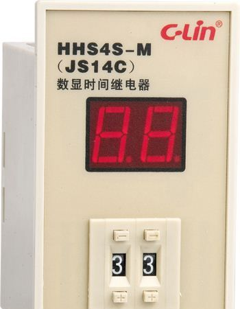 HHS4S-M(JS14C) 两位 AC220V数显时间继电器(图)