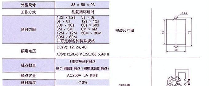 ATDV-Y面板式双延时继电器