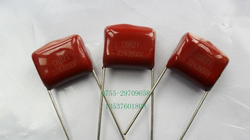 供应 CBB21 224J800V 金属膜电容器  P=15MM
