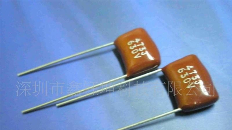 供应金属化聚酯膜电容器CL21 683J/400V P=10mm 0.068uF