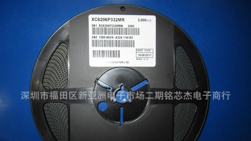 供应环保原装XC6206P332MR 贴片三极管