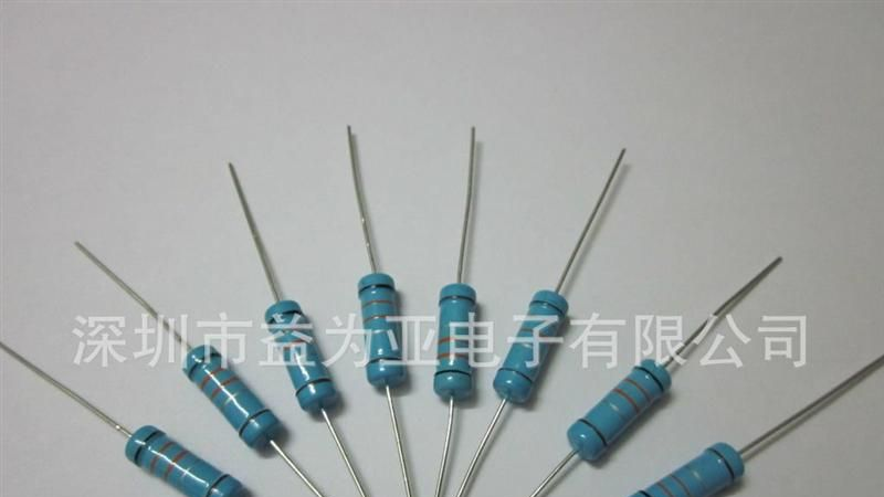 插件电阻厂家直销 型号齐全 4W  0.33R  1%（金属膜电阻）
