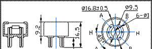 高性能 一氧化碳传感器 MQ-7 气体传感器 高灵敏度  塑料封装
