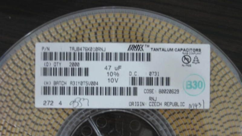 供应贴片钽电容TAJD686K010R