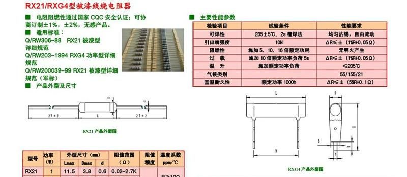 供应RX21-12W-39K阻燃线绕电阻