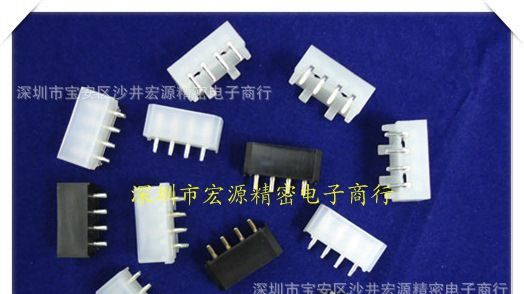 大四P连接器，接插件，针座，胶壳，端子