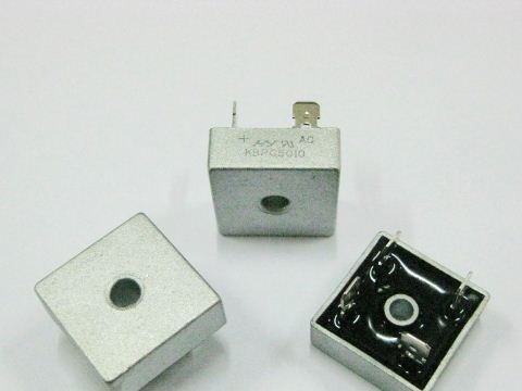 单相整流桥.整流管.整流器.可控硅 KBPC5010 50A 尺寸28*28 桥堆