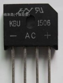 供应进口拆机整流桥堆KBU1506圆脚扁桥